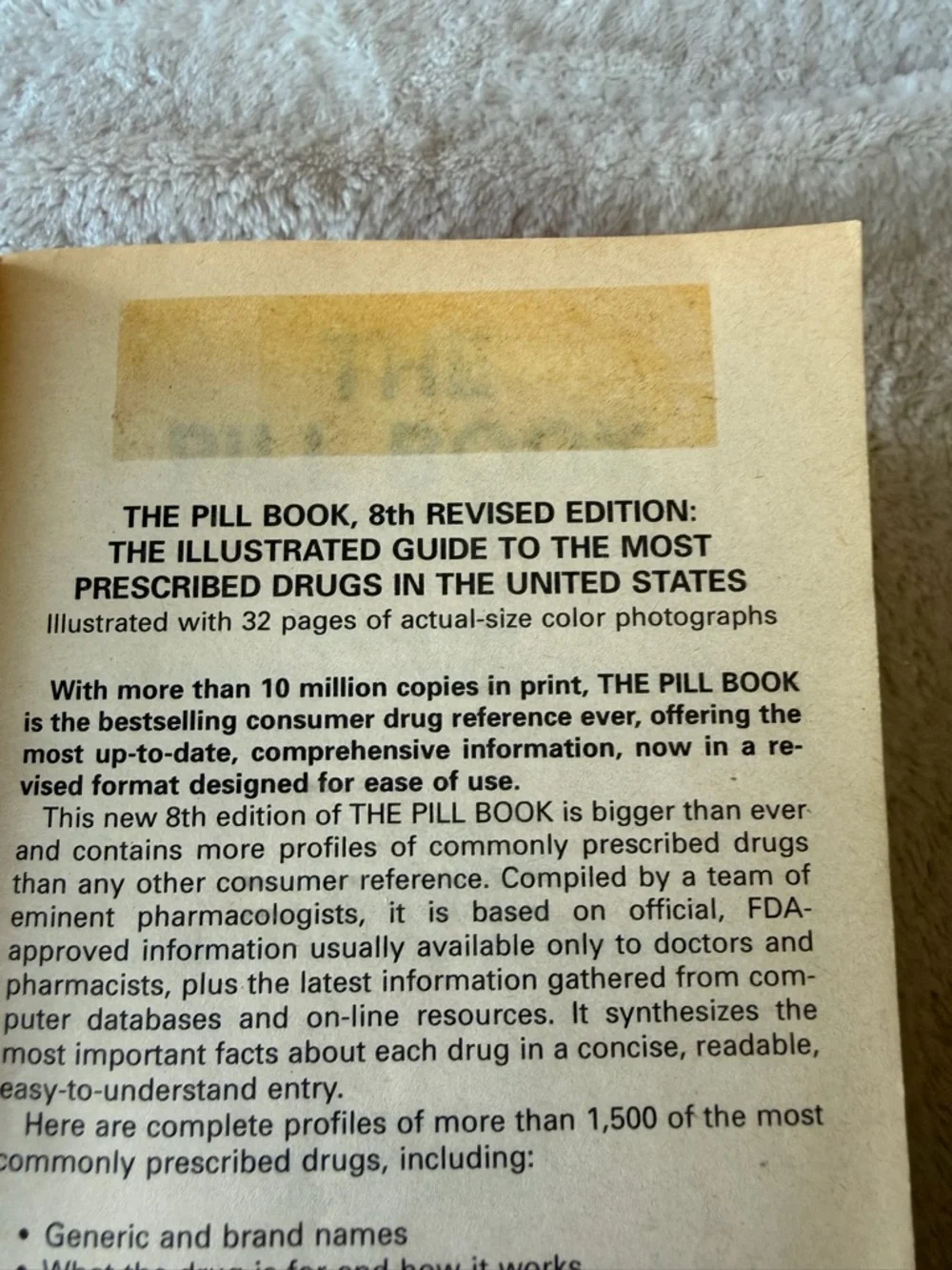 The Pill Book Illustrated Guide - GUC